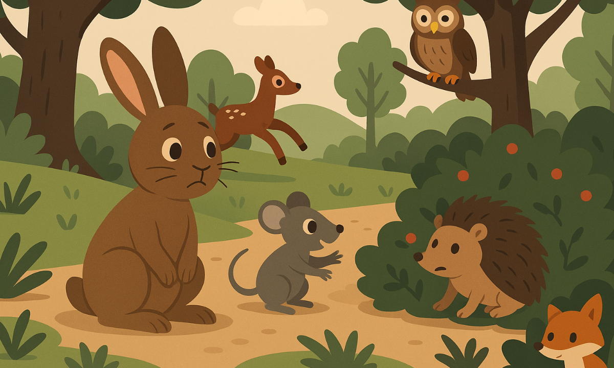 Hoppel, der schüchterne Hase