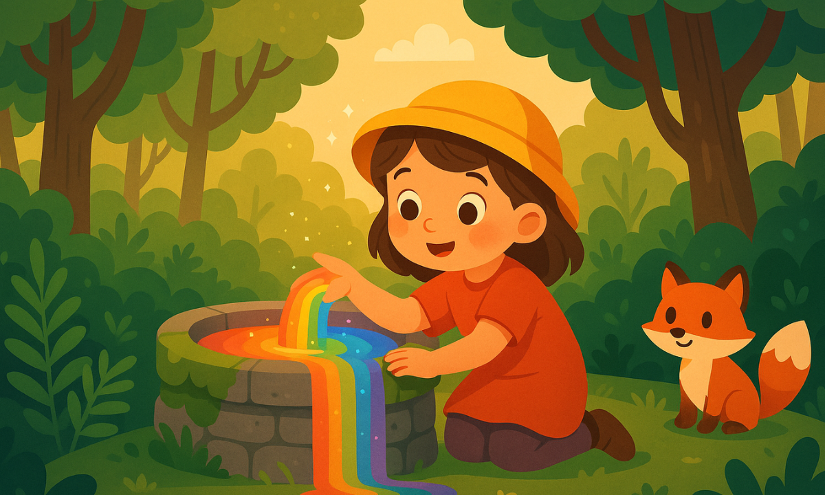 Mila & der Regenbogen-Brunnen