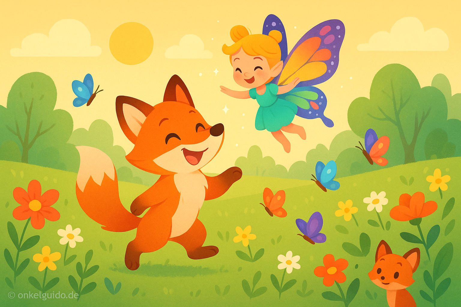 Der kleine Fuchs & die fröhliche Schmetterlingsfee Liora