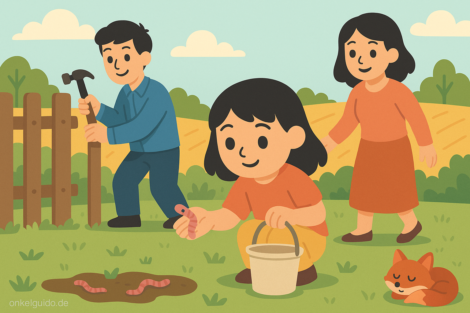 Lina rettet die Regenwürmer. Eine kleine Heldin mit großem Herz