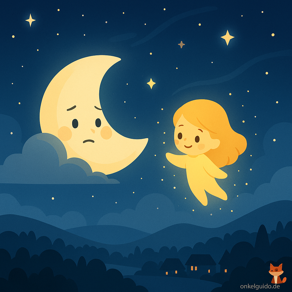 Der kleine Mond, der sich fürchtete