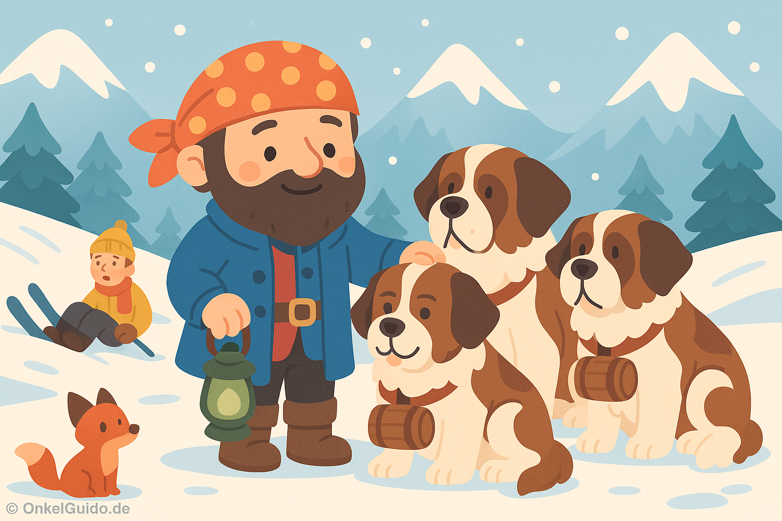 Der kleine Pirat Harald & die mutigen Bernhardiner