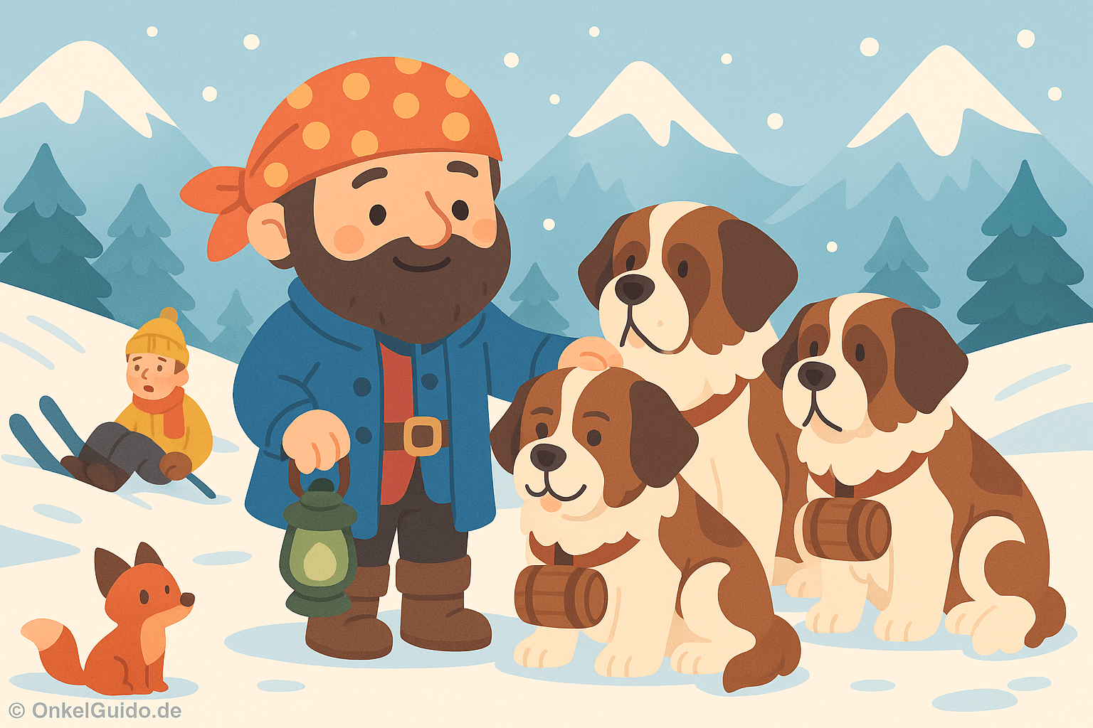 Der kleine Pirat Harald & die mutigen Bernhardiner