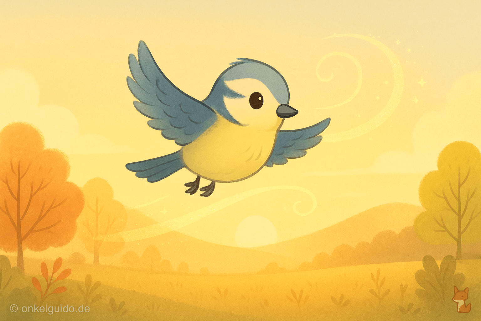 Die kleine Meise, die nicht fliegen wollte