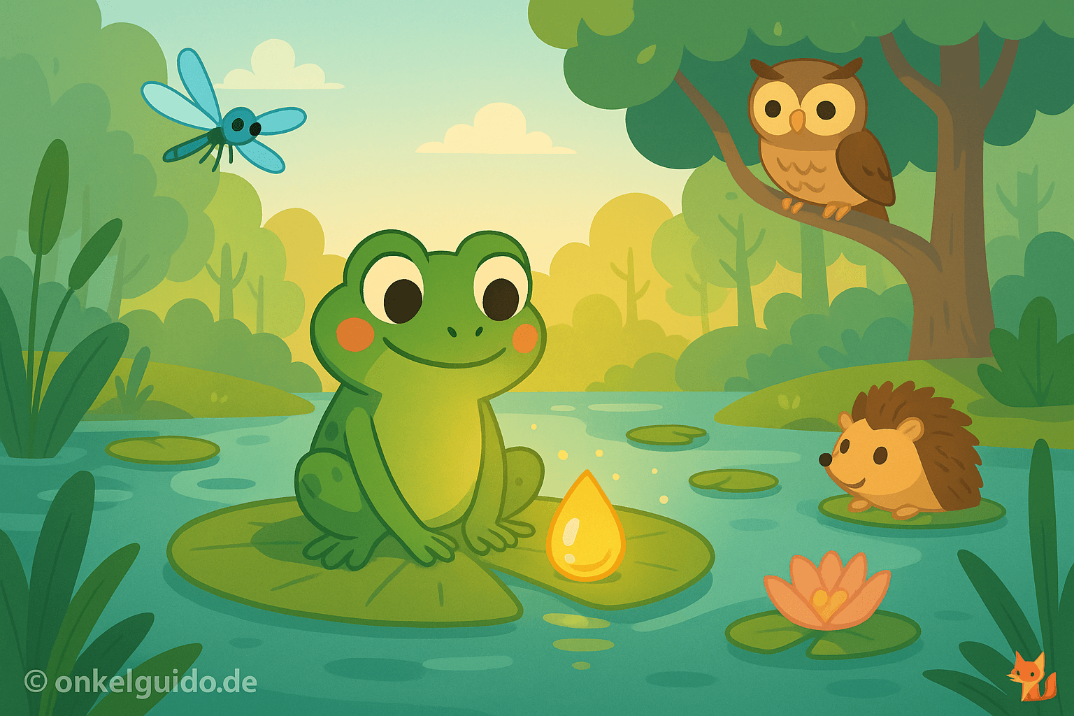 Frosch Frodo & der goldene Tropfen