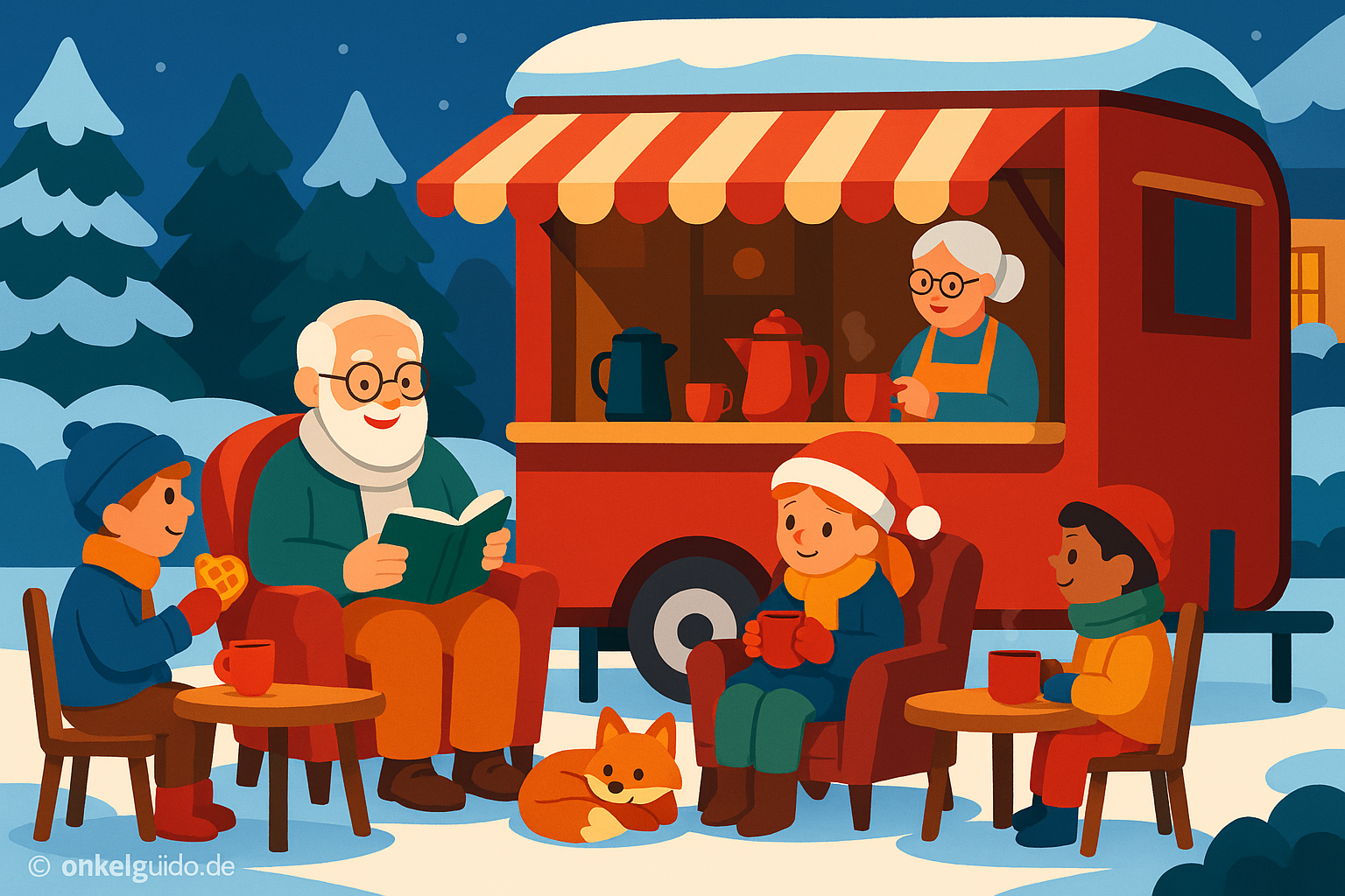 Louisas Opa & die kleine Waffelbude voller Weihnachtsgeschichten