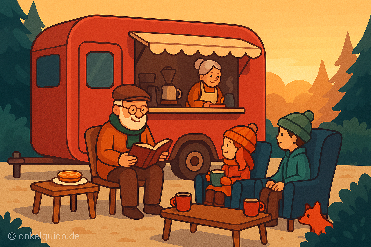 Louisas Opa & die rote Waffelbude voller Wintergeschichten 