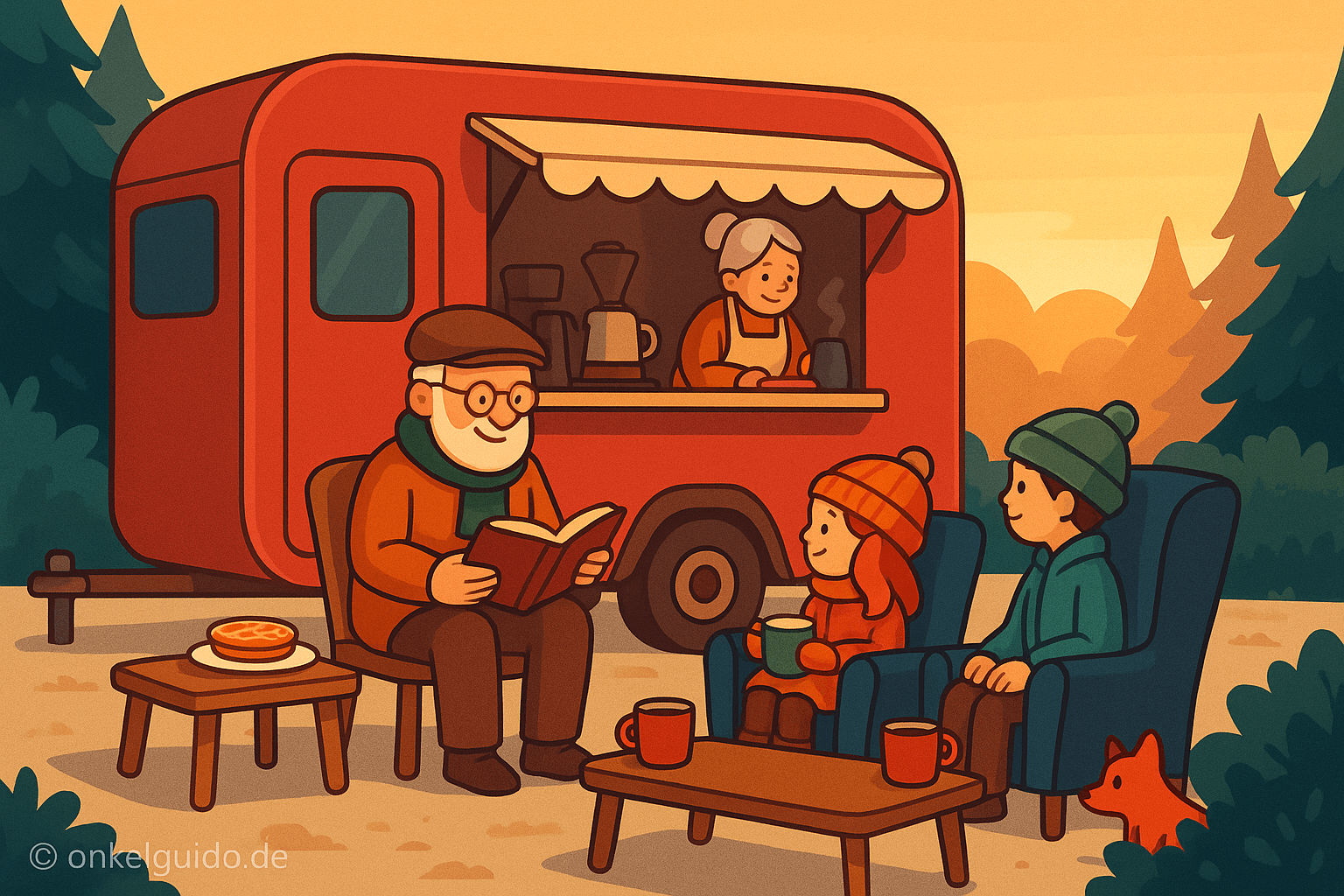 Louisas Opa & die rote Waffelbude voller Wintergeschichten