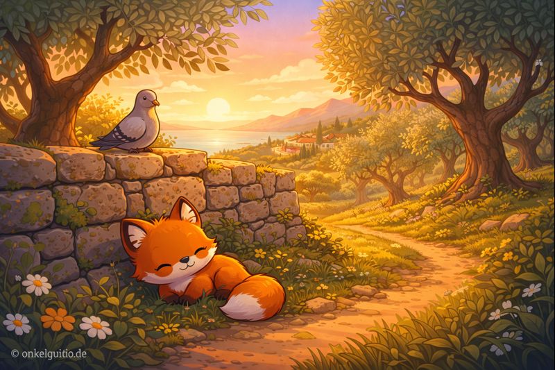 Der kleine Fuchs & das Flüstern der Olivenbäume