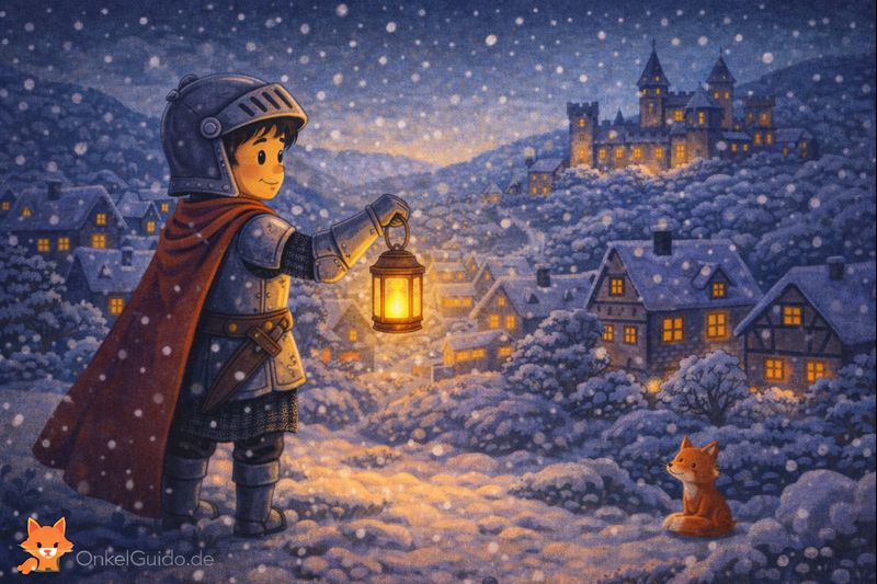 Tobi, der mutige Ritter aus dem verschneiten Wuppertal