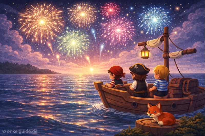 Die wilden Piraten & das Leuchten am Himmel