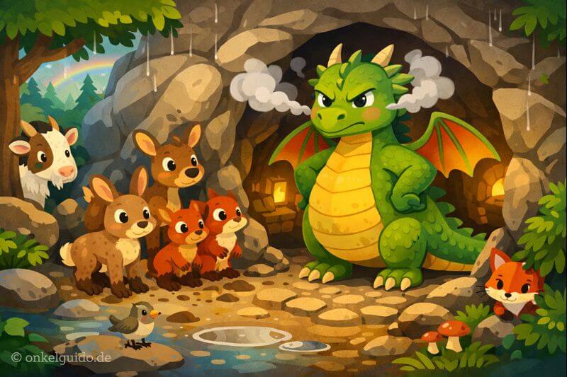 Drachendame Elli & die schmutzigen Füße in der Höhle