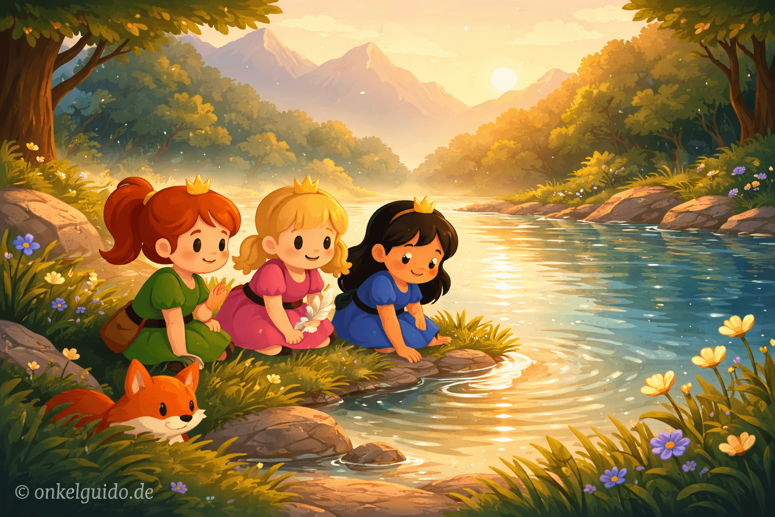 Wilde Prinzessinnen im Morgenlicht