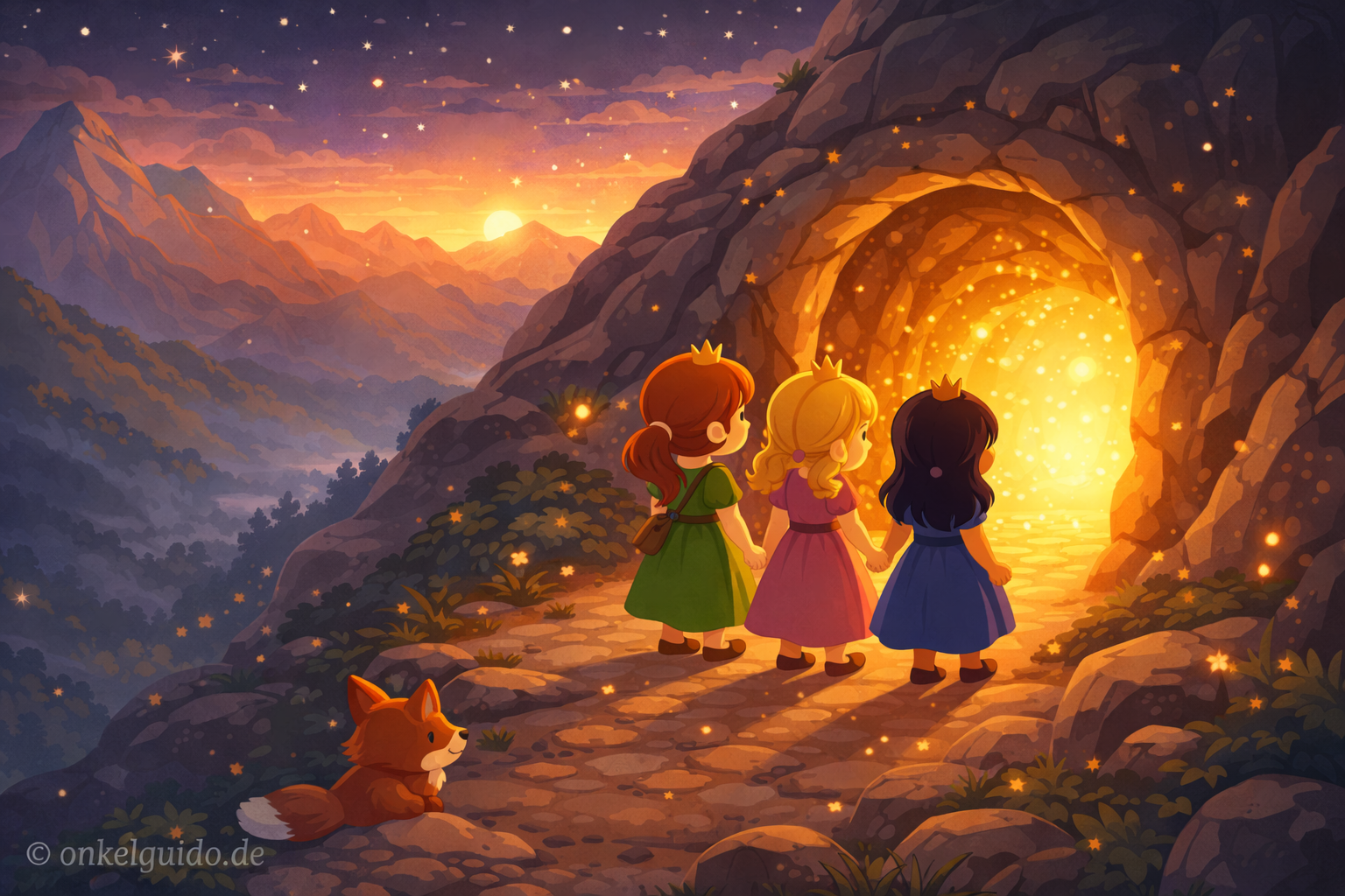 Wilde Prinzessinnen am flüsternden Berg