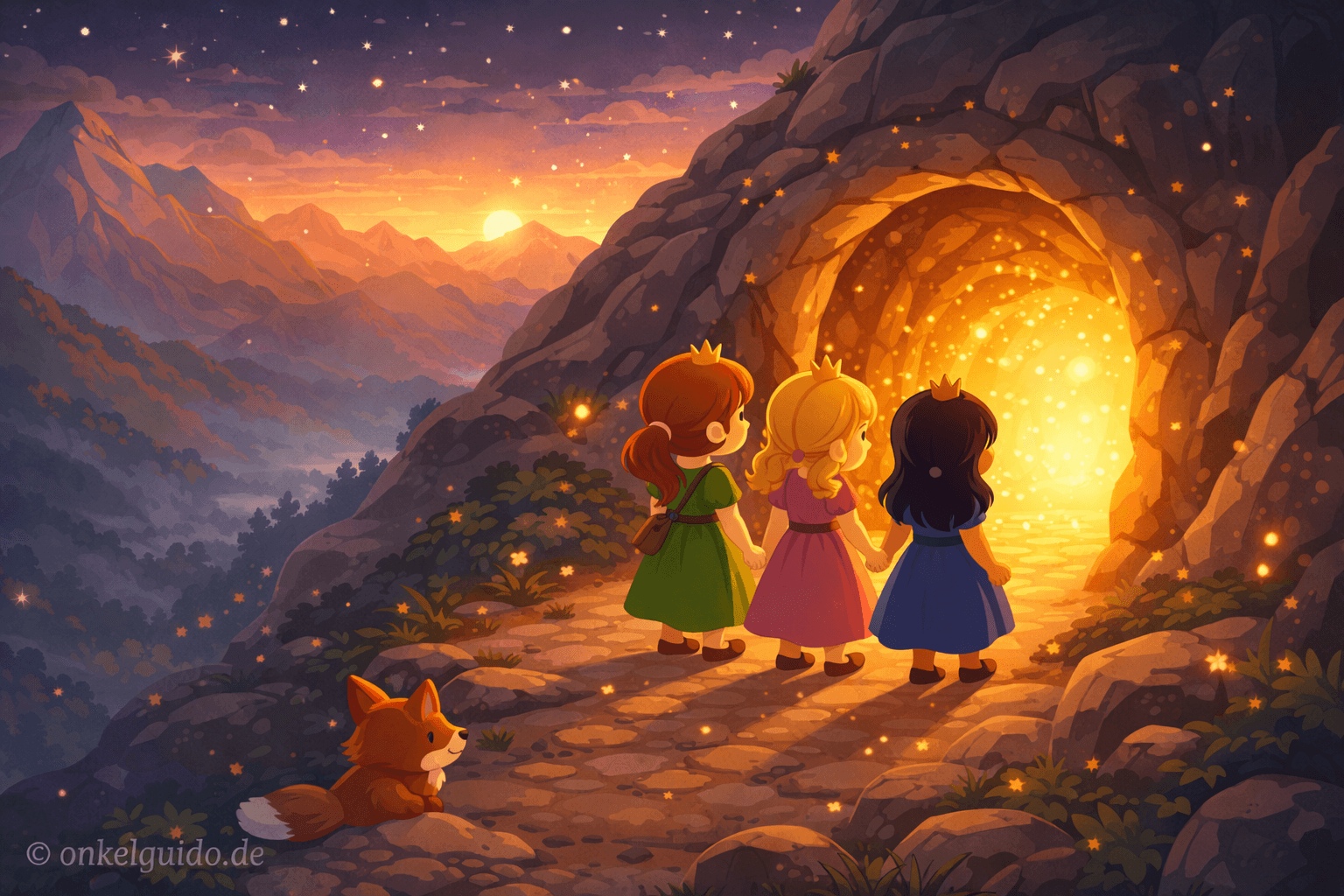 Wilde Prinzessinnen am flüsternden Berg