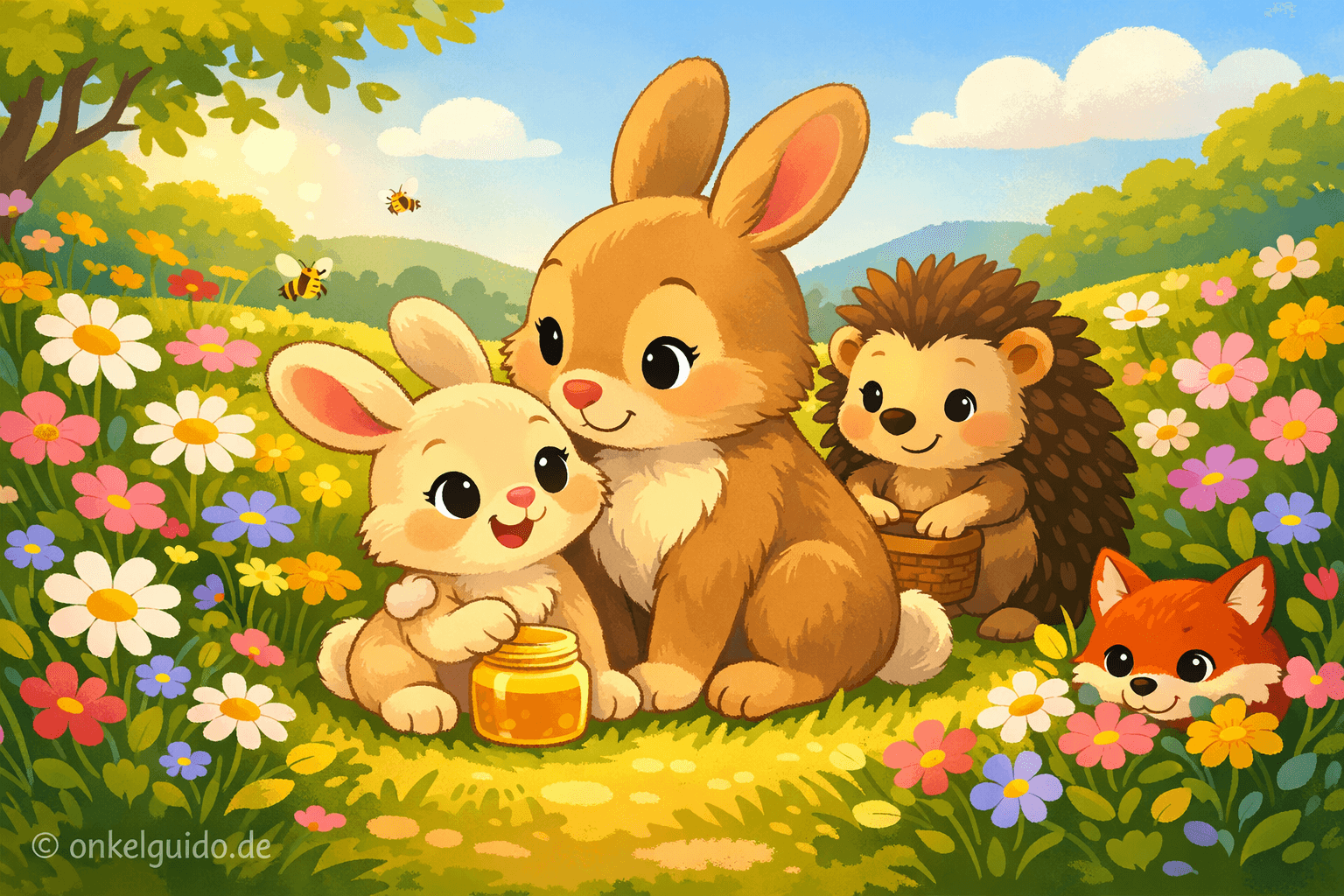 Henni Häschen & der Zauber des Wiesenhonigs bei Heuschnupfen