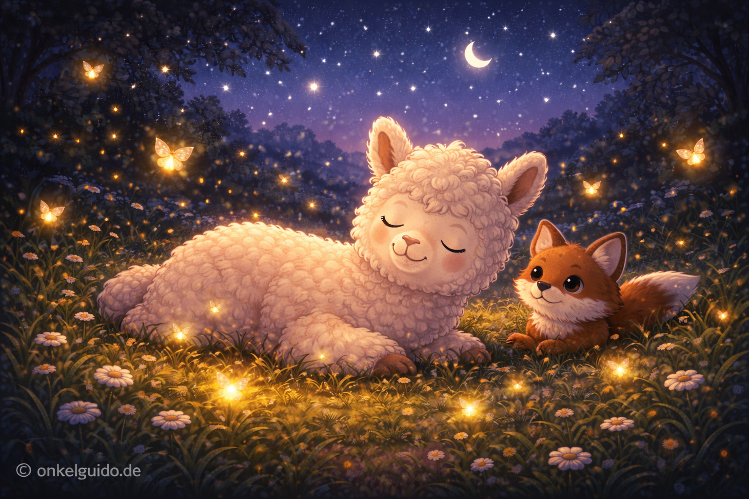 Dennis das Alpaka & das Glühwürmchenlicht