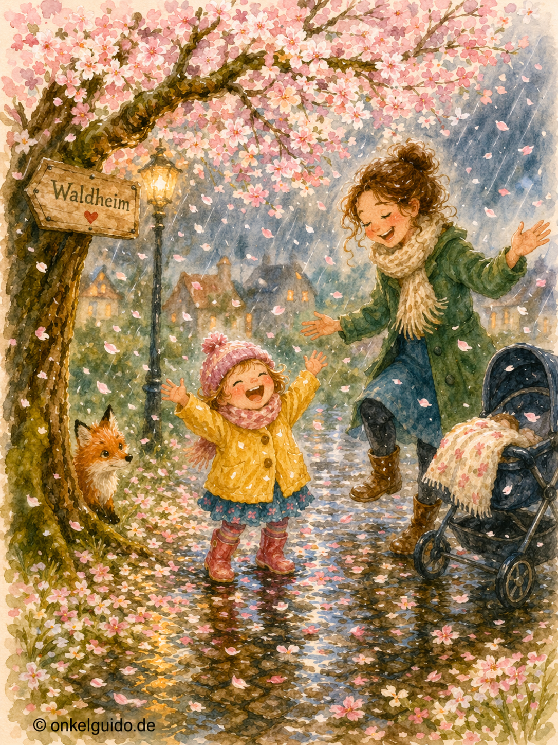 Das Blütenblätter-Konfetti