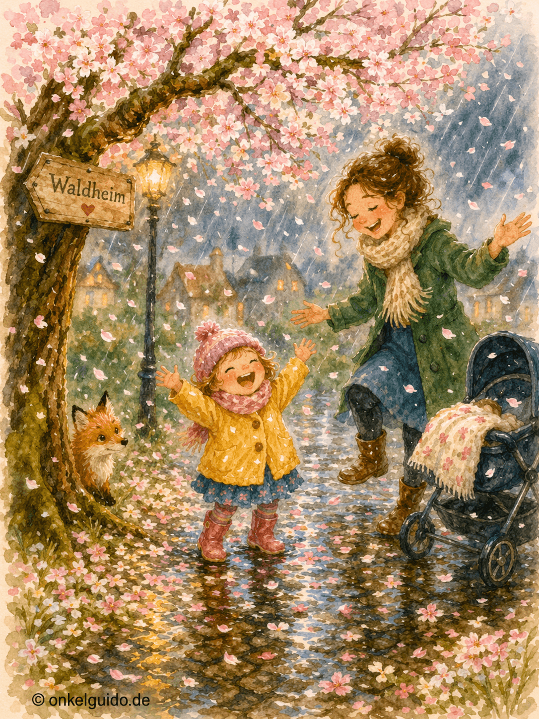 Das Blütenblätter-Konfetti