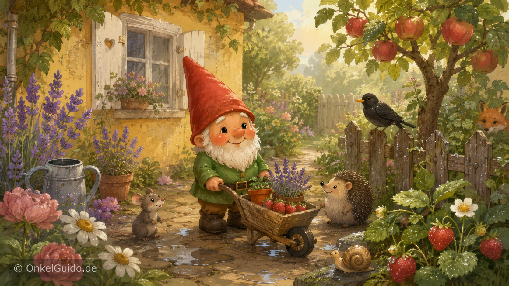 Sandy, der Gartenzwerg mit dem großen Herzen