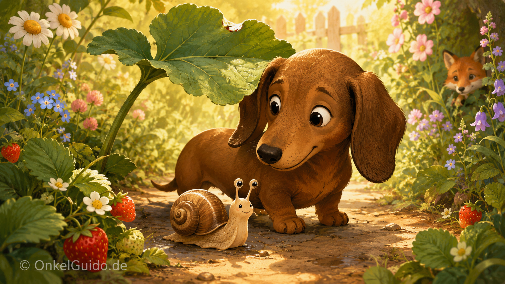 Die kleine Schnecke Lena & der Dackel Gerd