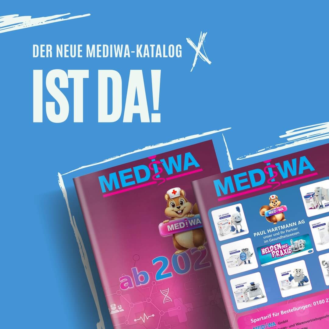 MEDIWA Katalog für Praxisbedarf, Sprechstundenbedarf, medizinischer Fachhändler