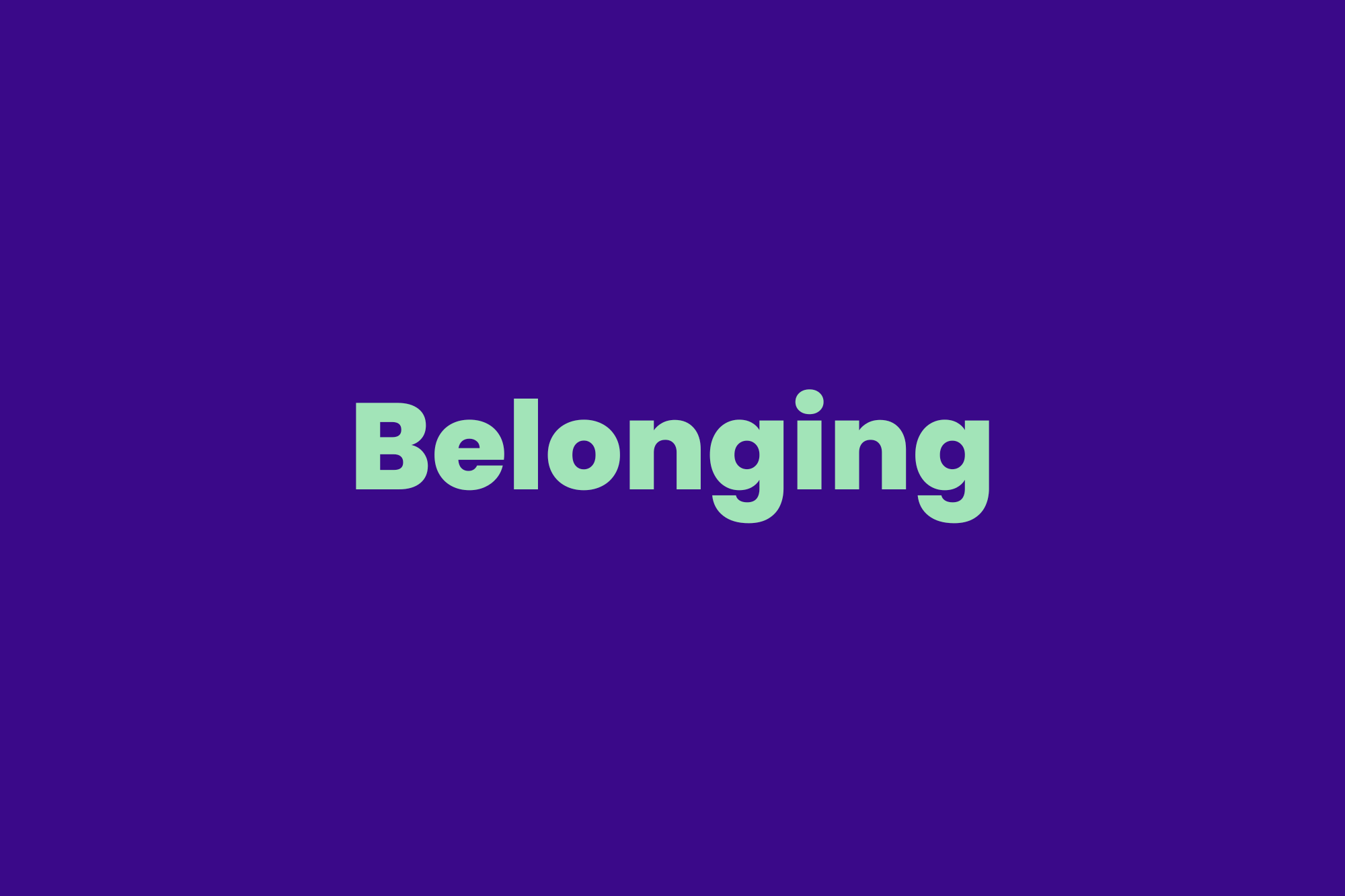 Belonging