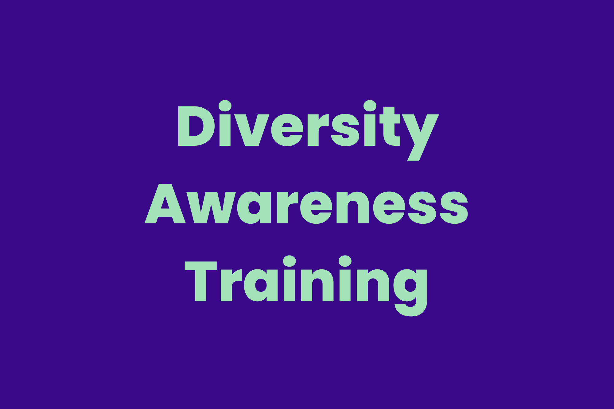 Diversity Awareness Training