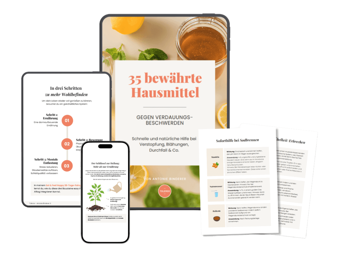 35 Hausmittel gegen Verdauungsbeschwerden
