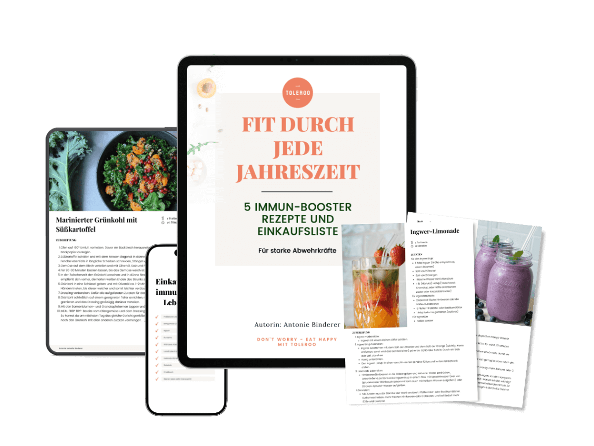 Immunstärkende Rezepte und Einkaufsliste gefällig?