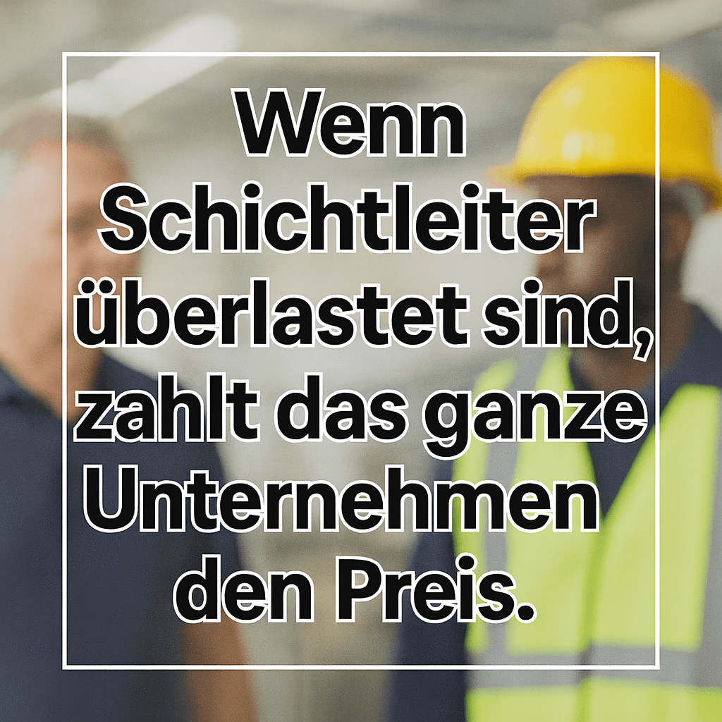 Schichtfitte Schichtleiter Seminar