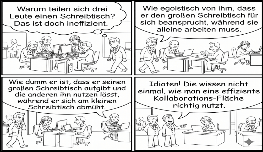 Arbeitsplatzgestaltung: ein Thema, bei dem wirklich jeder seinen Senf dazu gibt*