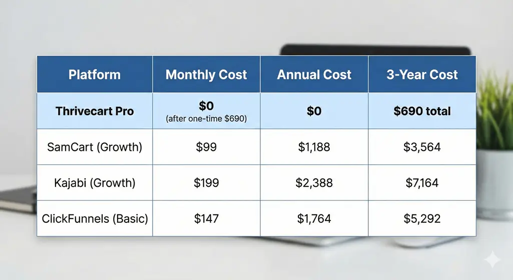 Thrivecart Kosten Vergleich