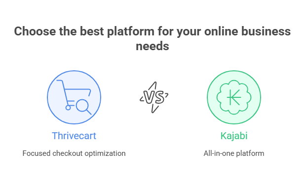 Thrivecart vs Kajabi
