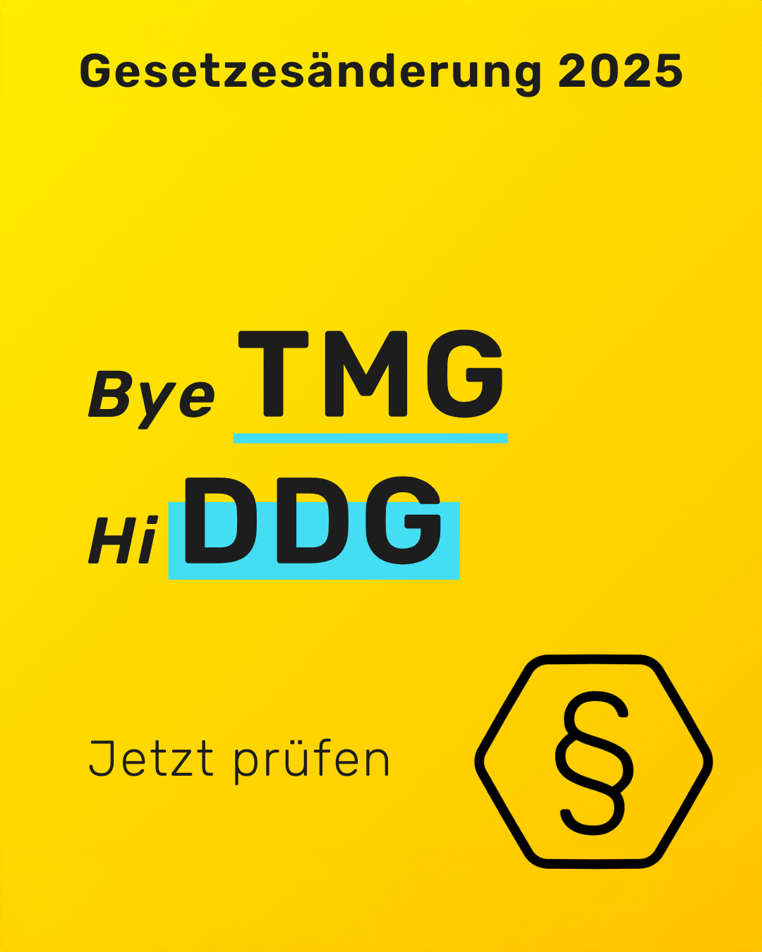 NEU 2025: DDG ersetzt TMG