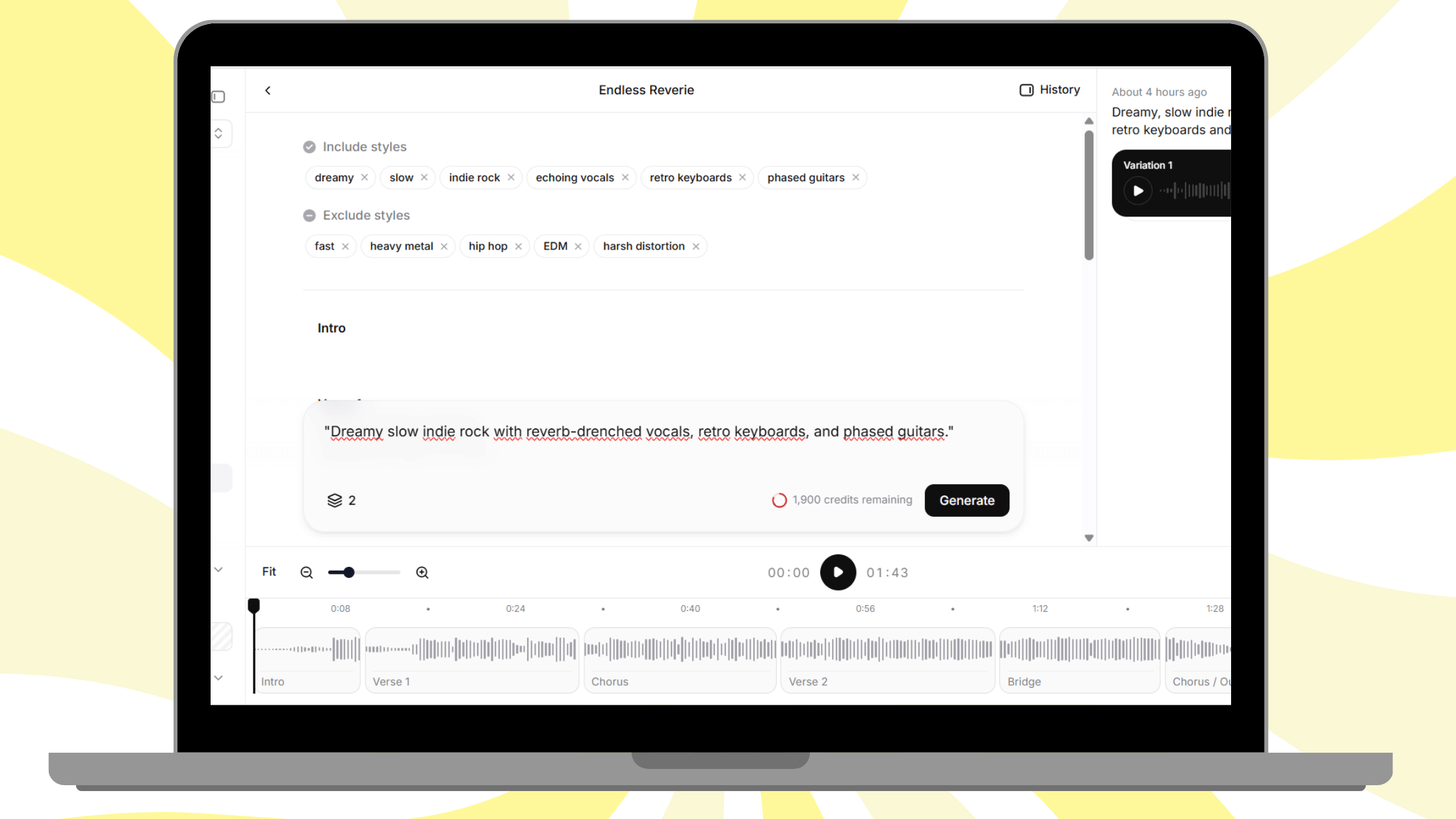 Rechtssichere KI Musik fuer deine Videos mit Elevenlabs Beispiel