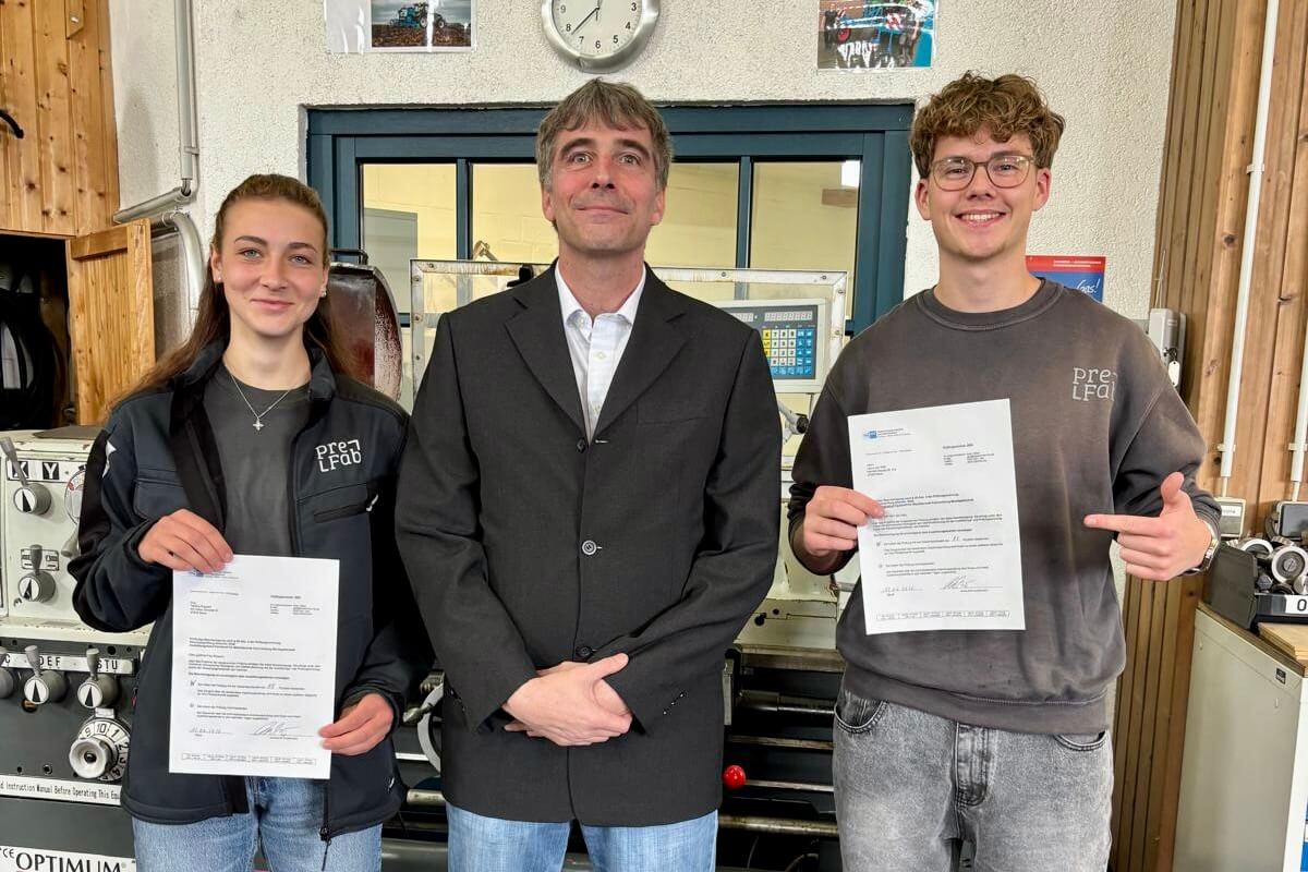 Ausbildung erfolgreich abgeschlossen