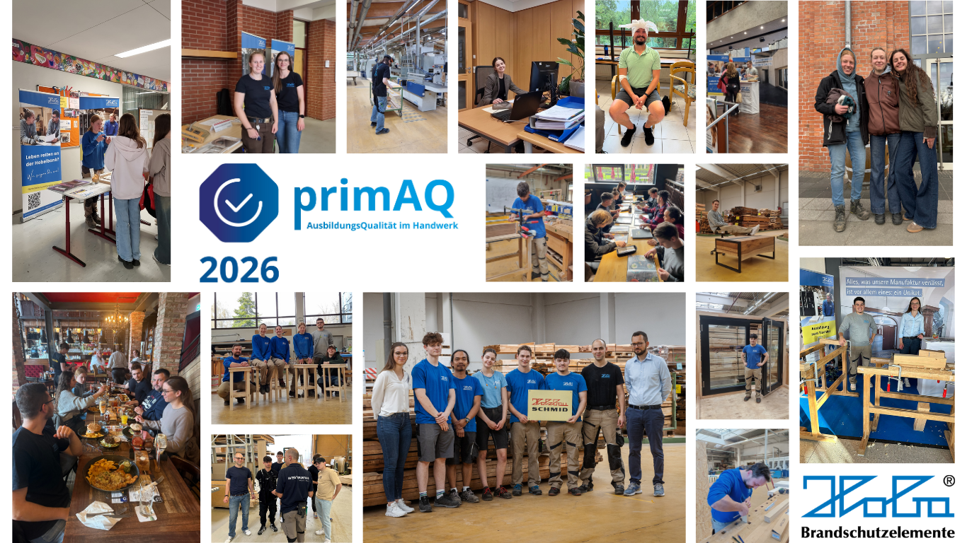 Ausgezeichnete Ausbildungsqualität - primAQ 2026