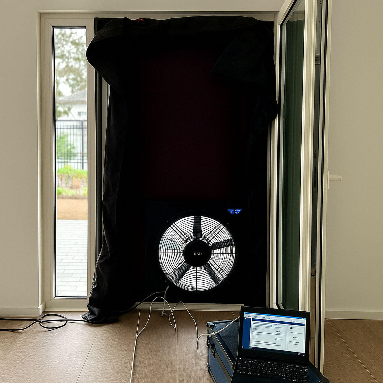 Luftdichtheitsprüfung (Blower-Door-Test)