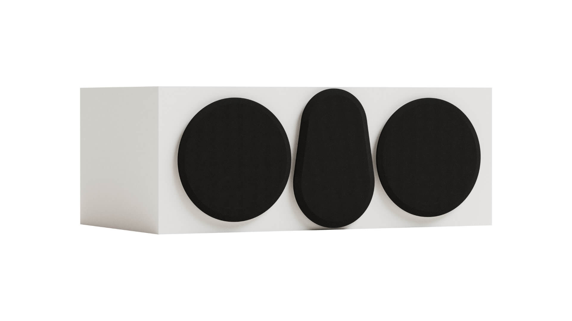 Monitor Audio Gold C250 6G in Weiß Seidenmatt mit Bespannungen