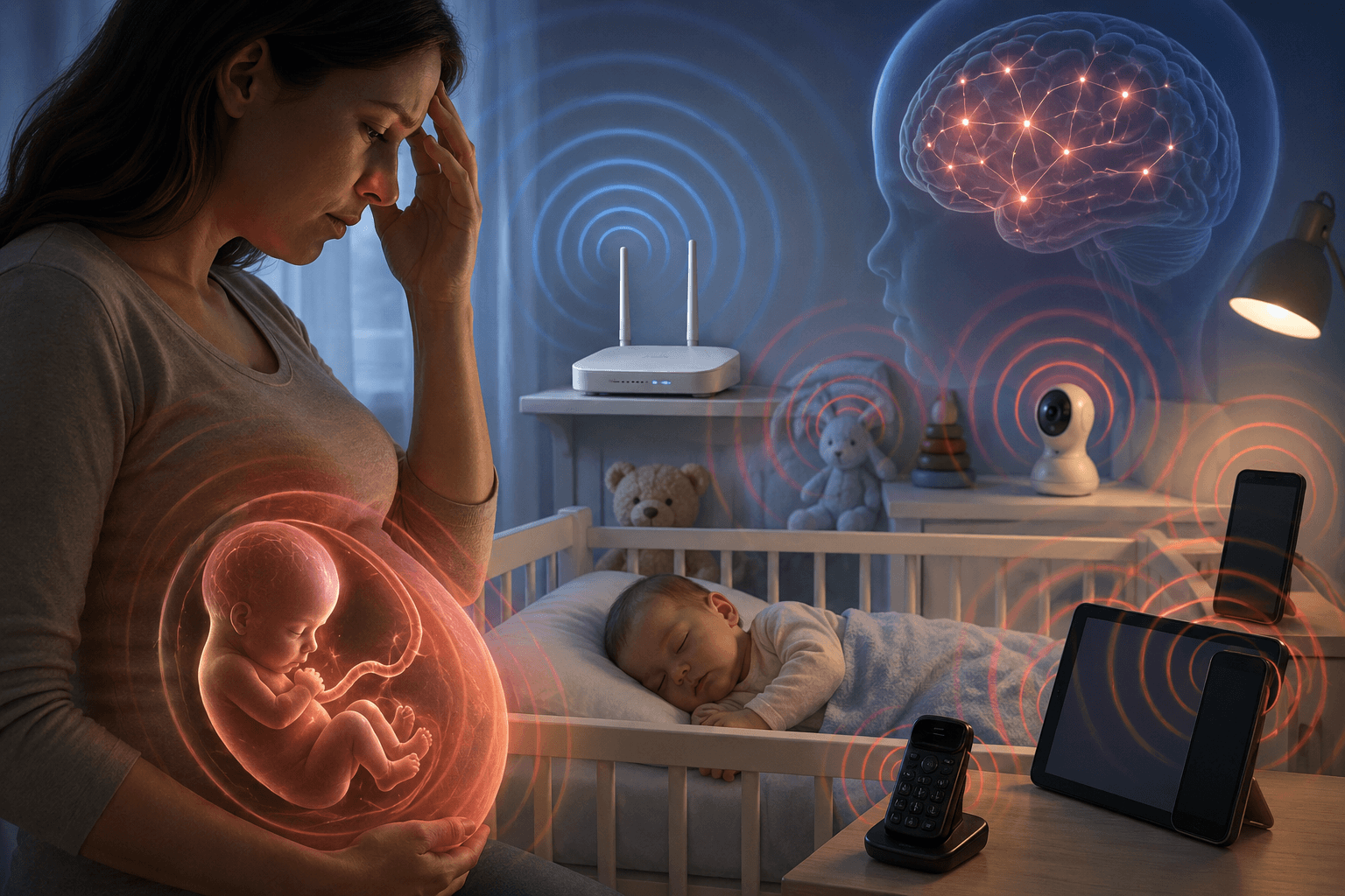 Funkstrahlung im Kinderzimmer? Neue Studien schlagen Alarm