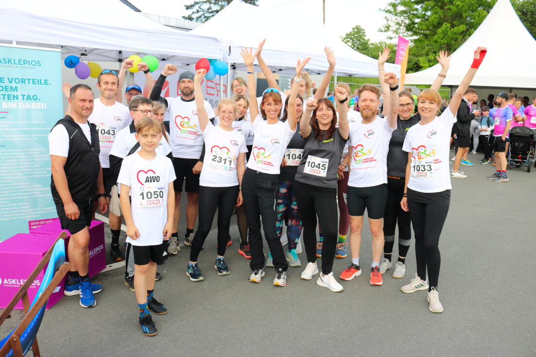 Resilienz durch Bewegung - Teamläufe und Stadtradeln