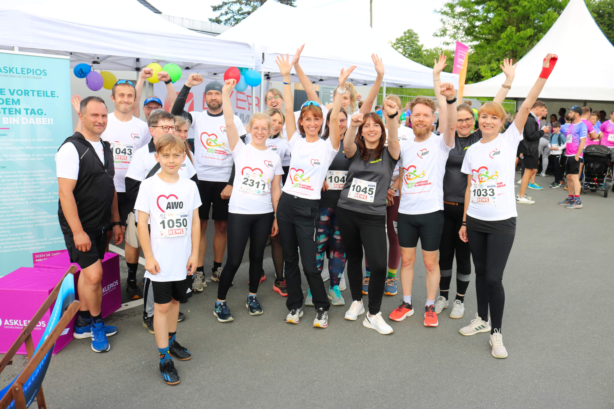 Resilienz durch Bewegung - Teamläufe und Stadtradeln