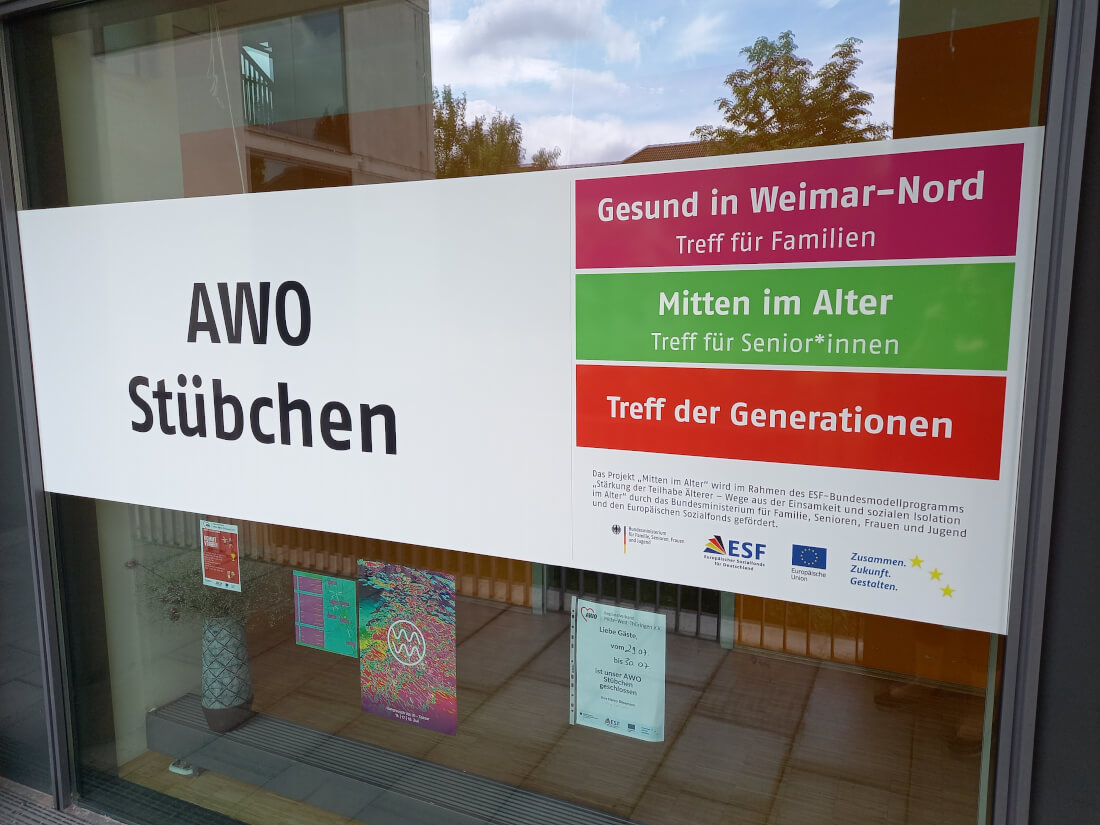 Schließung des AWO Stübchens in Weimar-Nord