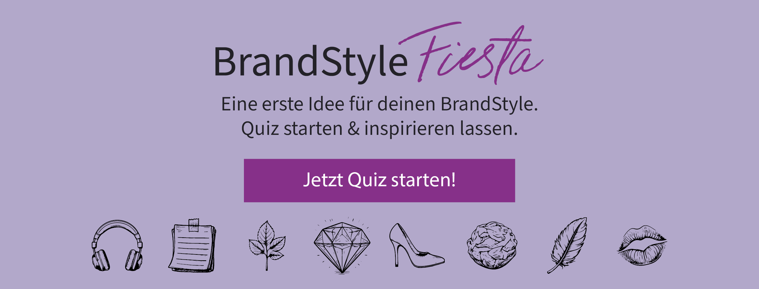 BrandStyle Fiesta-Grafik mit Link zum BrandStyle-Quiz