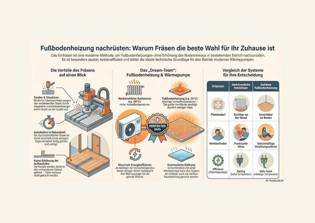 Nie wieder Heizkörper, so gehts heute!