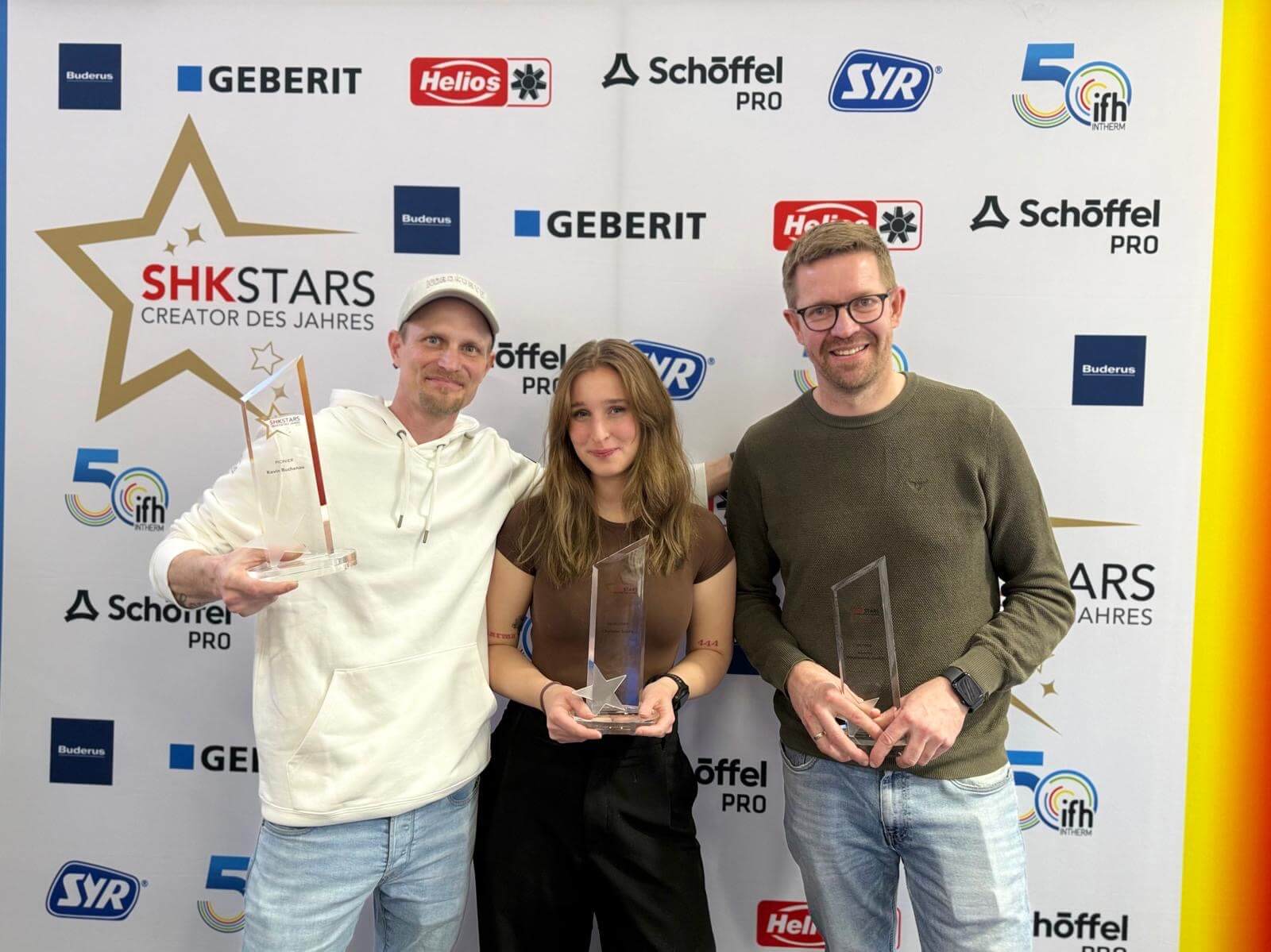 Wir haben den SHK Star 2026 „Creator des Jahres“ gewonnen!