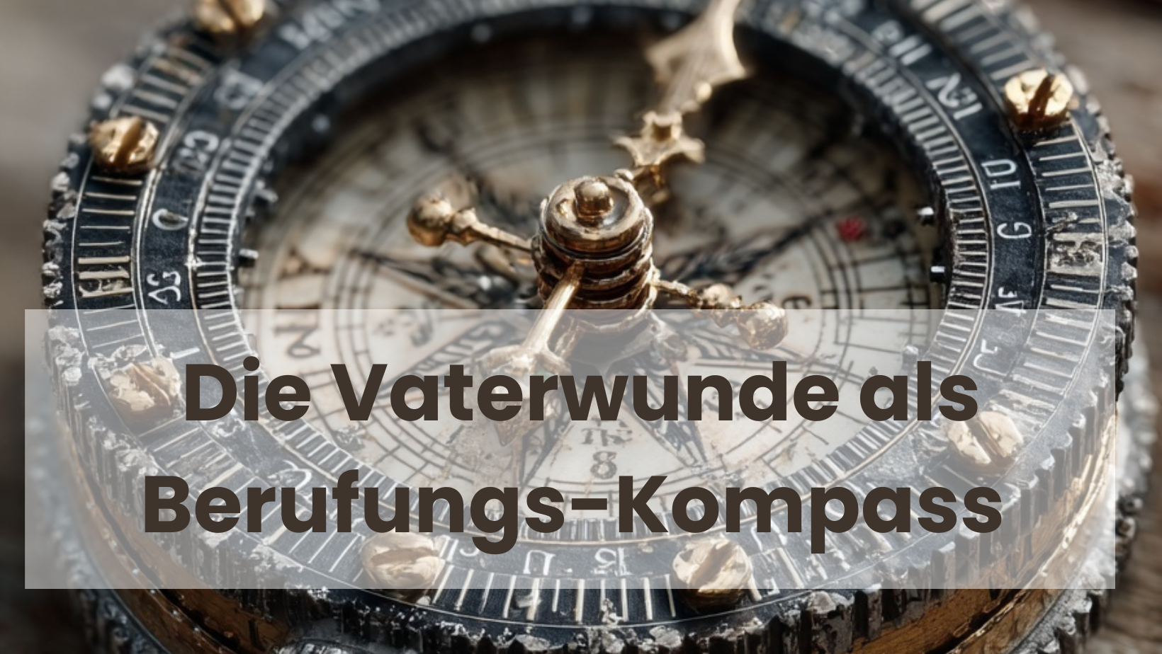 Die Vaterwunde als Berufungskompass: Wenn der Schmerz zur Stärke wird