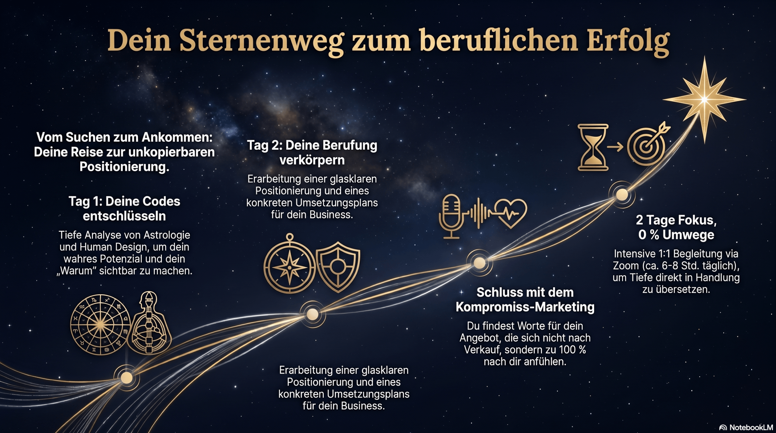 Sternenweg zum beruflichen Erfolg – Programmübersicht