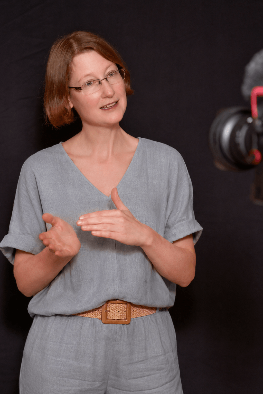 Sonja Niklesz im Studio